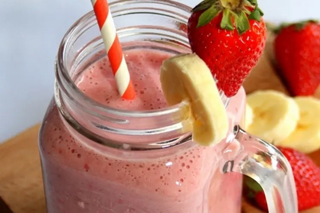 smoothie fraise banane