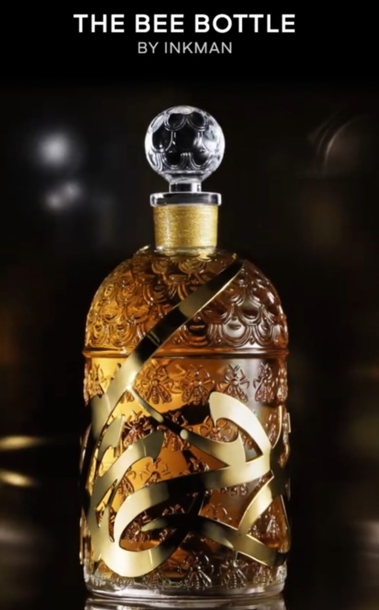 the bee bottle Guerlain the inkman