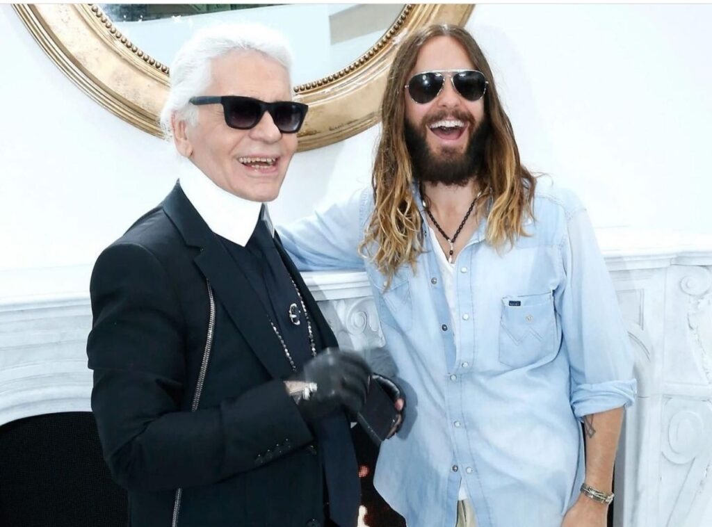 Jared Leto Karl Lagerfeld