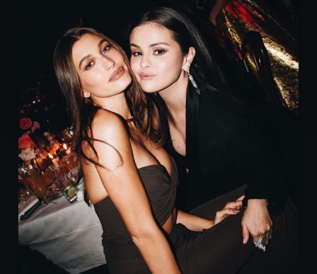 hailey Bieber Selena Gomez