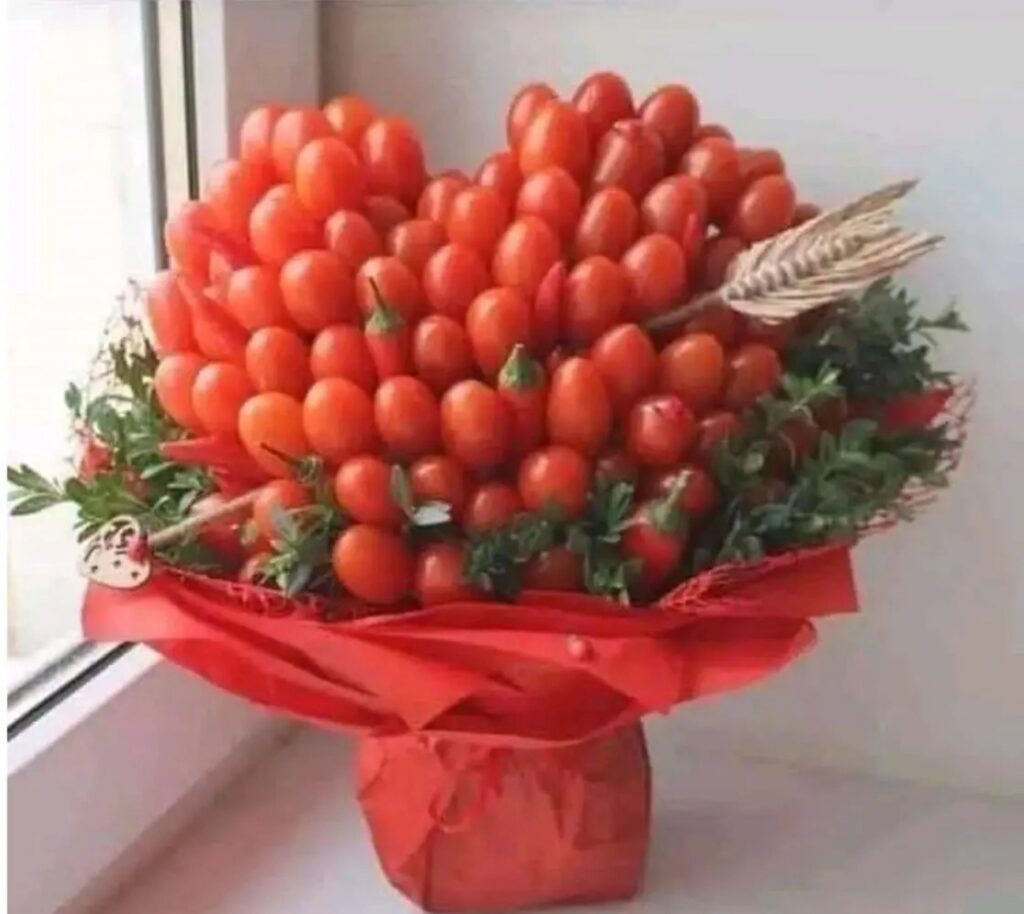 bouquet tomate st valentin