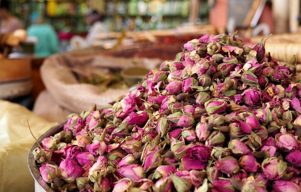 fleurs séchées