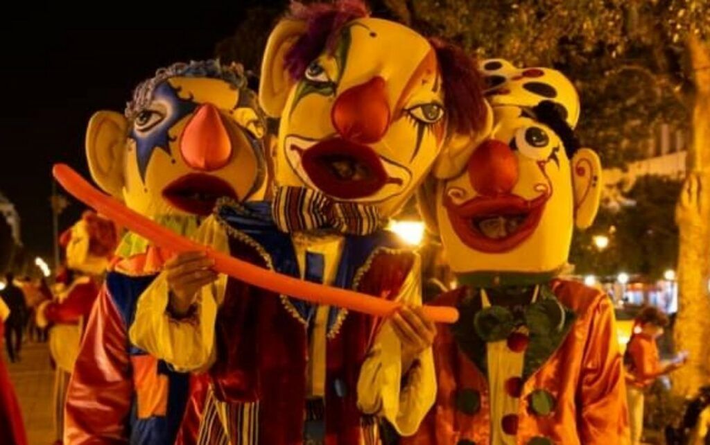 la parade des clowns