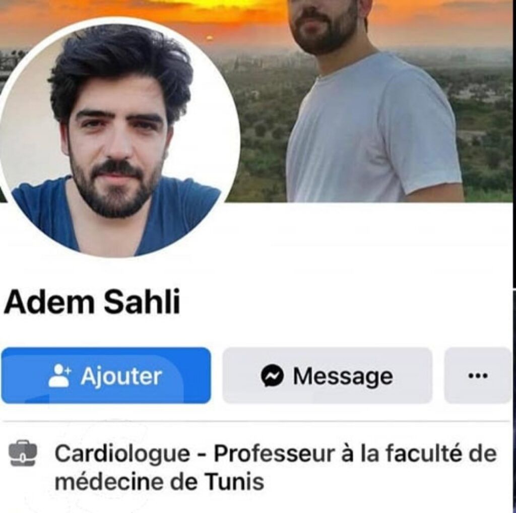 adem sahli faux profil