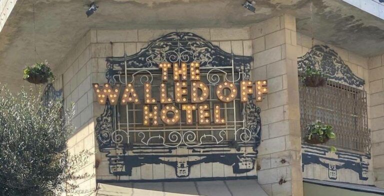 the walled off hotel Bethléem