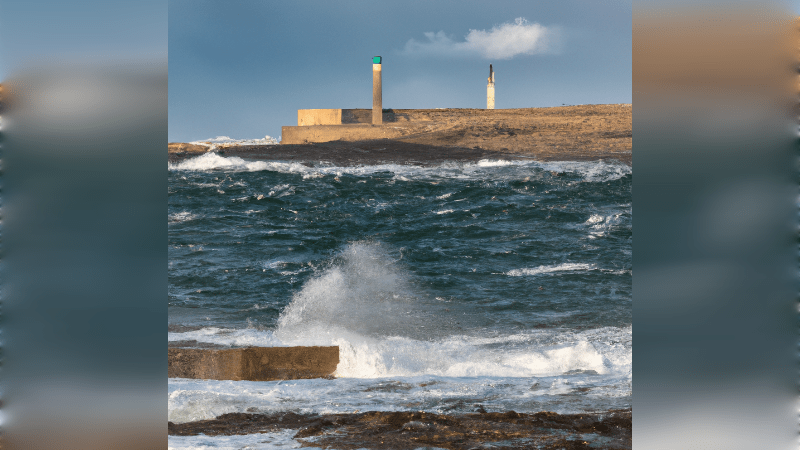 vent mer agitée