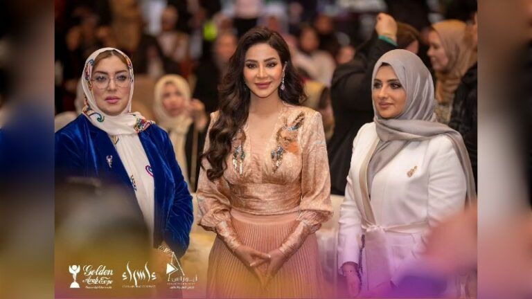 lojain Omran golden Arab expo