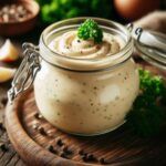 Une mayonnaise healthy avec une cuillère d’huile d’olive