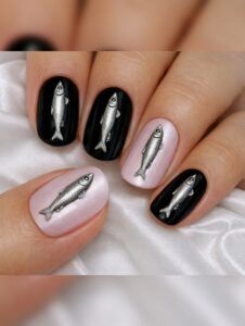nail art sardine